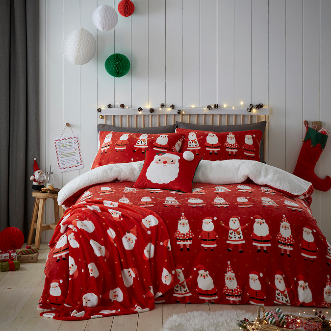 Jolly santa duvet cover and cushion image 4
