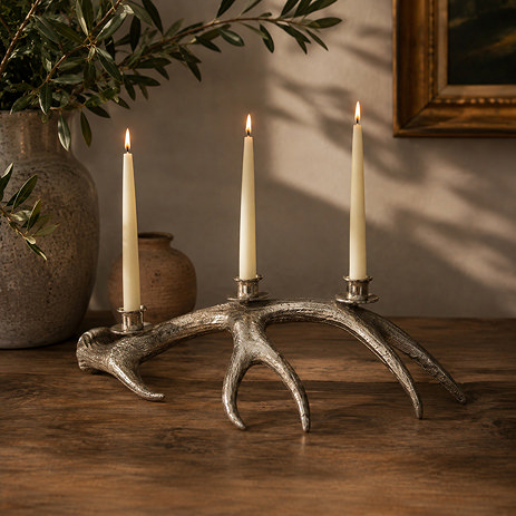 joseph antler candle holder