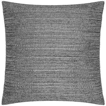 Jupiter Feather Cushion in Graphite side ways image
