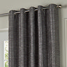 Jupiter Eyelet Curtains in Graphite Image