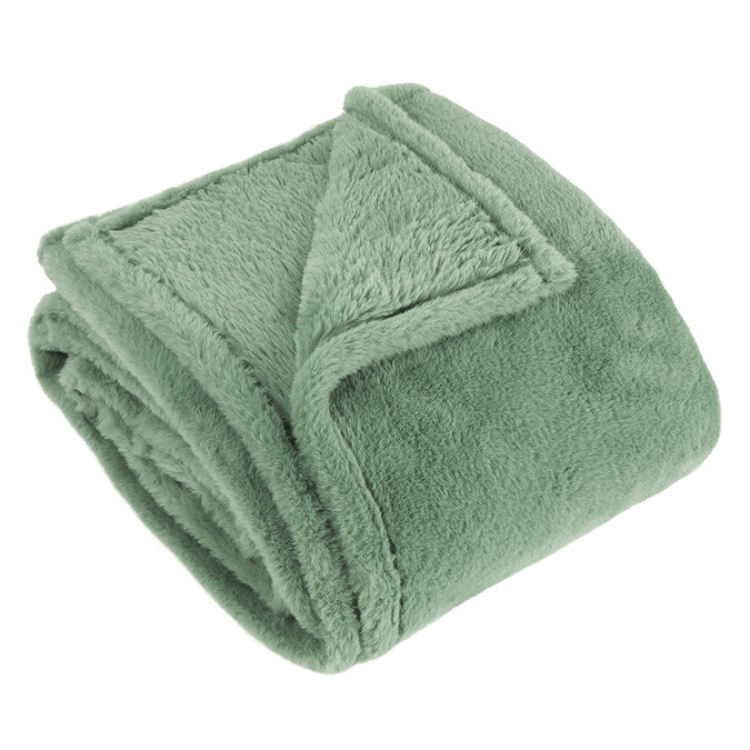 Kallu frost green throw image