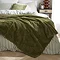 Kallu Throw Olive Green Lifestyle
