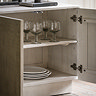 Kalona Mango Wood 4 Door Sideboard
