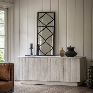 Kalona Mango Wood 4 Door Sideboard