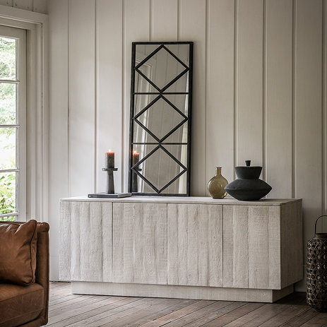 Kalona Mango Wood 4 Door Sideboard