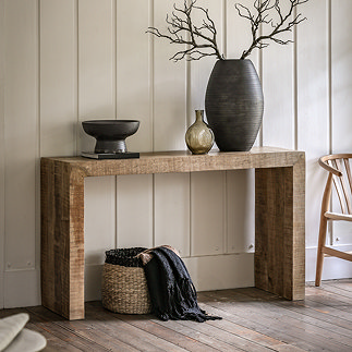 Kalona Mango Wood Console Table  Natural