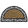 Karina Halfmoon Doormat Scraper White Cut Out