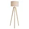 Keeley Tripod Floor Lamp - Natural main image