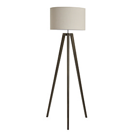 Keeley Tripod Floor Lamp - Walnut main image