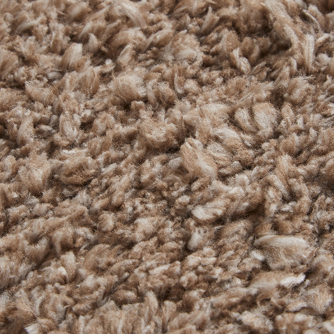 Kendall Super Soft Shaggy Rug - Brown carousel image