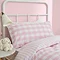 Check and Stripe Duvet Pink
