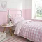 Check and Stripe Duvet Pink