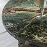 Kingston marble coffee table ember green