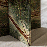 Kingston marble coffee table ember green