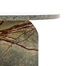 Kingston marble coffee table ember green