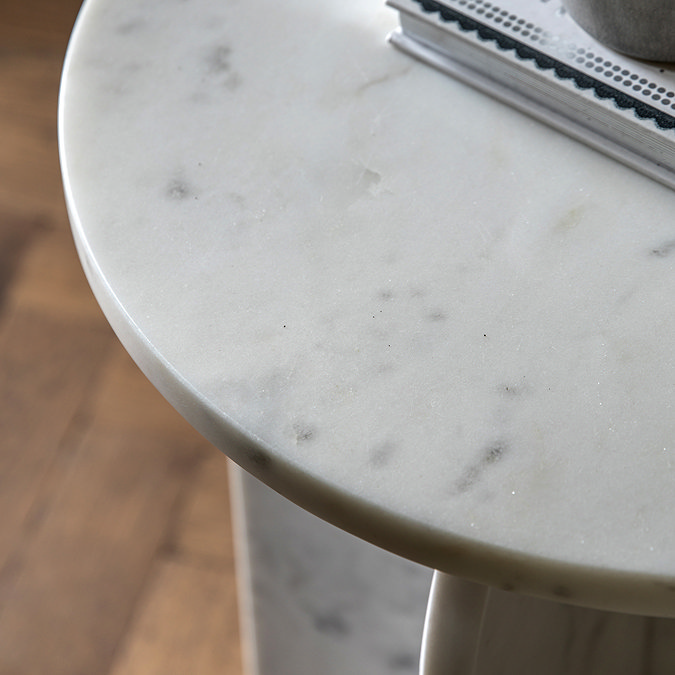 Kingston marble side table