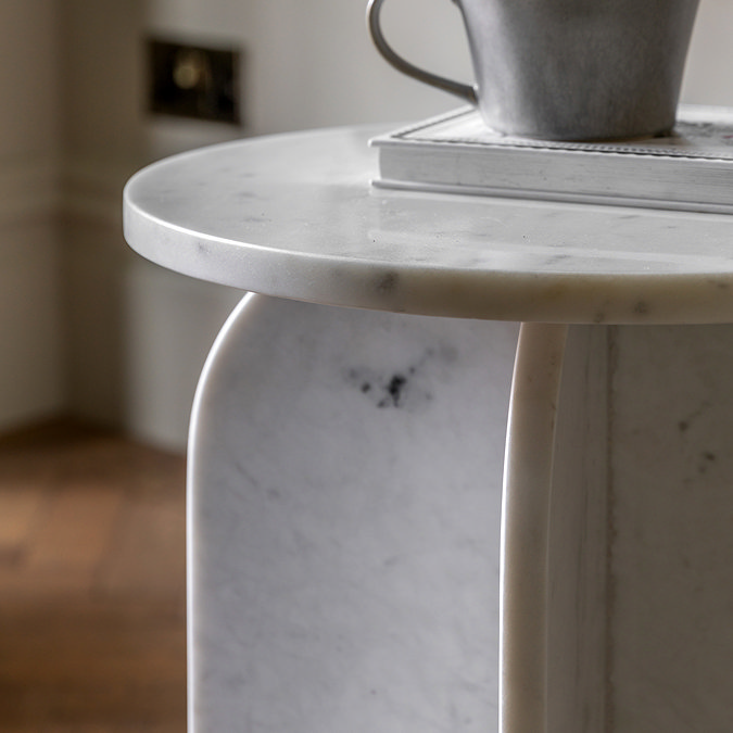 Kingston marble side table