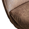 koda brown faux leather dining chair image