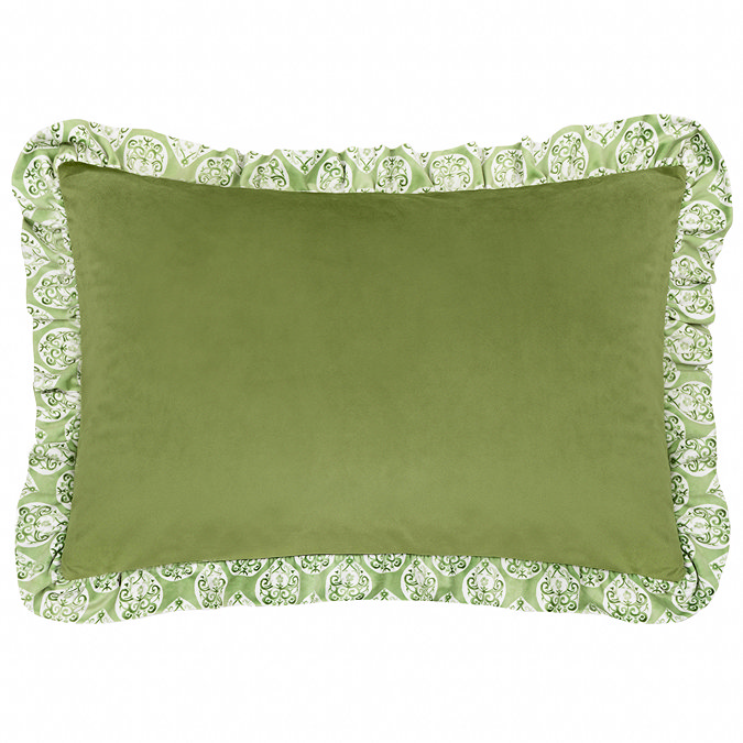 Krissa Block Cushion in green image