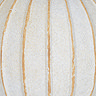 Large Grove Globe Vase in white with Striped detailing image