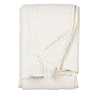 Lark Muslin Throw White