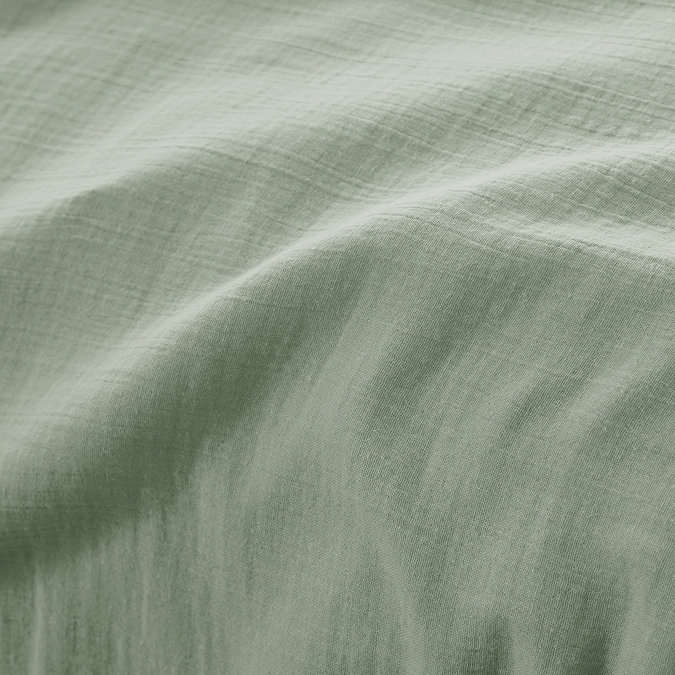 Lark Muslin Duvet Cover Set - Eucalyptus carousel image