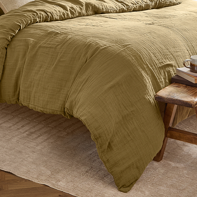Lark Olive Duvet Cover Set Image