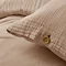 Lark Muslin Duvet Cover Set - Pink Clay carousel image
