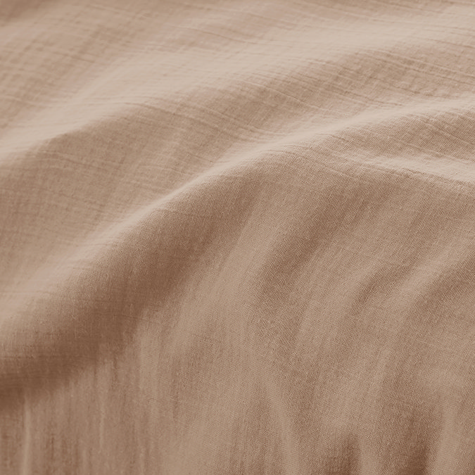 Lark Muslin Duvet Cover Set - Pink Clay carousel image