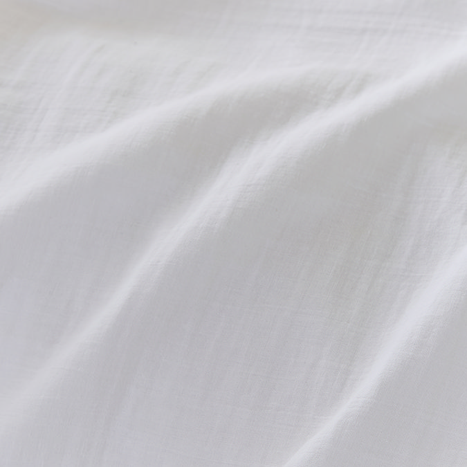 Lark Muslin Duvet Cover Set - White carousel image