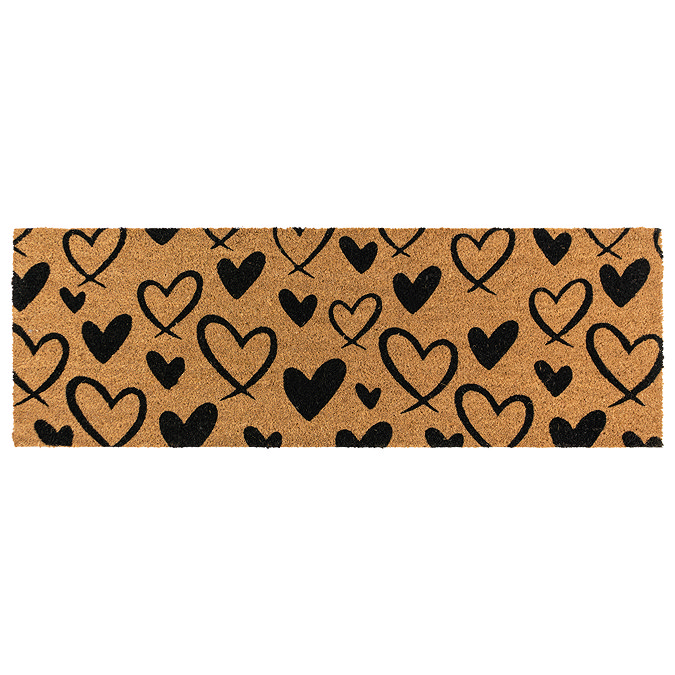 Hearts Doormat Cut Out