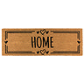 Long Home & Hearts Doormat White Cut Out
