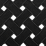 Lattice rubber scraper mat close up image
