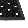 Lattice rubber scraper mat close up image