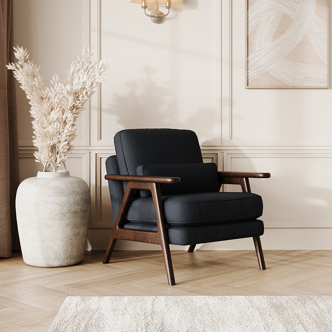 Laurel Varenna Accent Chair - Midnight