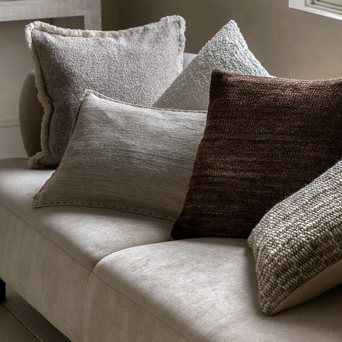 Lennon stitched cushion