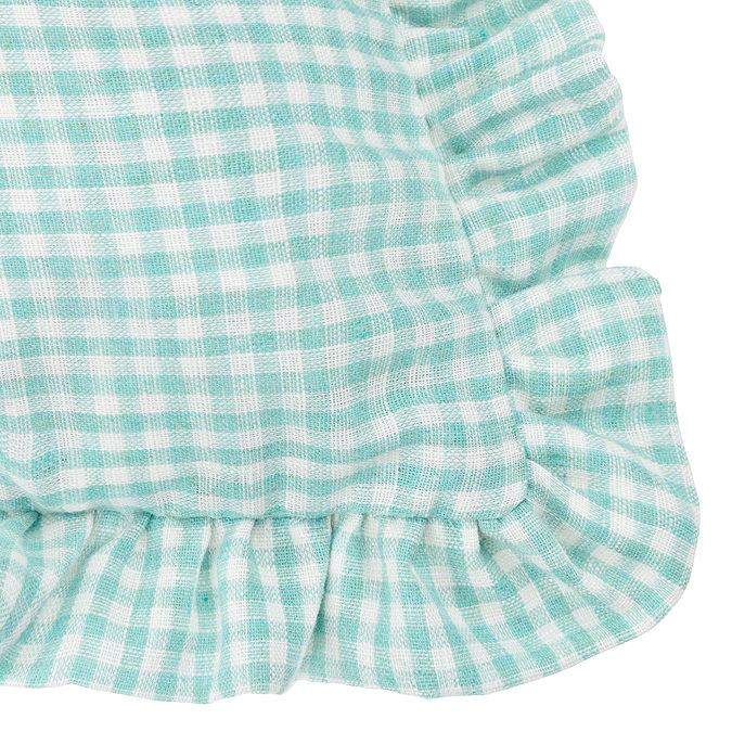 Les petite fleurs spring green cushion