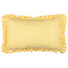 Les petite fleurs yellow cushion
