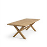 cut out image of acacia wood 8 seat dining table