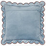 lil scallop blue and brown cushion image