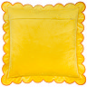 lil scallop cushion in lemon and ginger image 