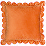 lil scallop cushion in orange image