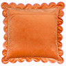 lil scallop cushion in orange image
