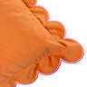 lil scallop cushion in orange image