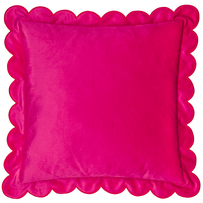 lil scallop cushion in pink image