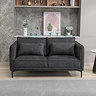 Lincoln Fabric 2 Seater Sofa