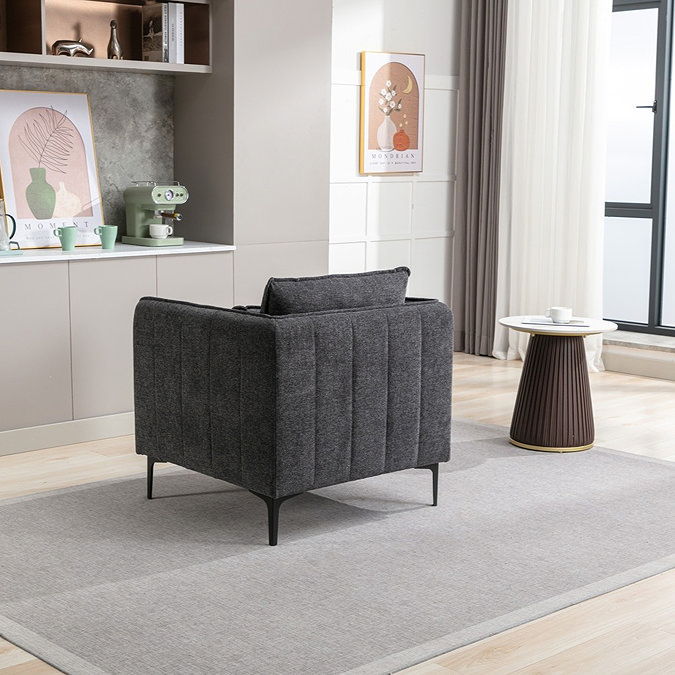 Lincoln Dark Grey Chair