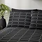 Linear Curve Geo Reversible Duvet Cover Set - Monochrome carousel image