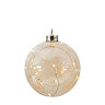 Linnea Feather Etched christmas tree bauble