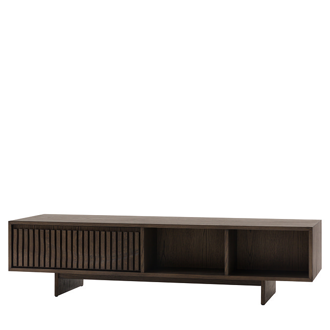 cut out image of rectangular walnut coffee table